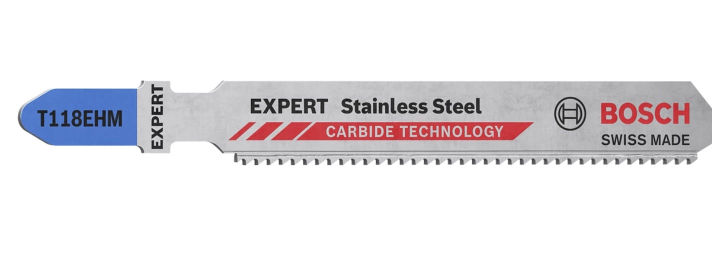 Stichsägeblatt EXPERT T 118 EHM Bosch VE à 3 Stück Stainless Steel 2608900562
