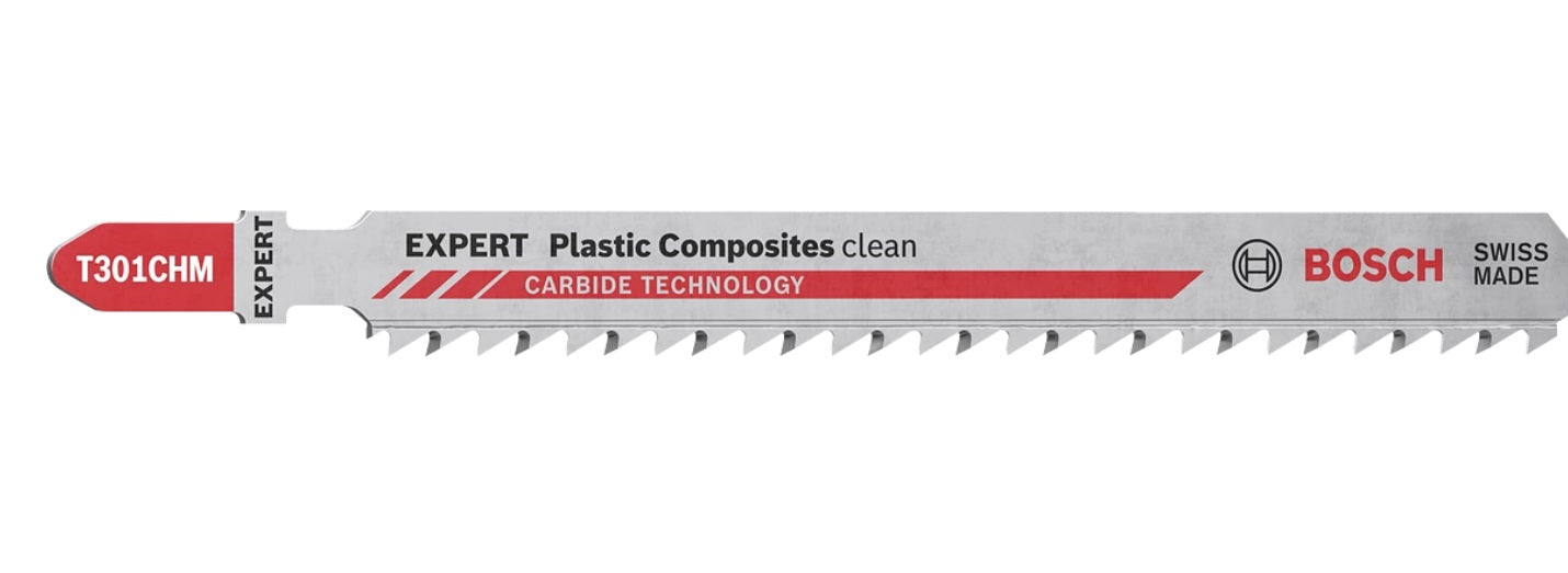 Stichsägeblatt EXPERT T 301 CHM Bosch VE à 3 Stück Plastic Composites Clean 2608900566