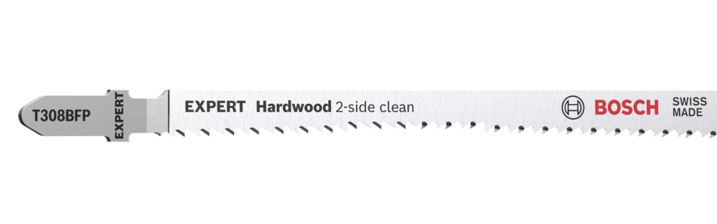 Stichsägeblatt EXPERT T 308 BFP Bosch VE à 5 Stück Hardwood 2-side clean 2608900548