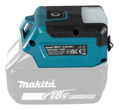 Akku-Taschenlampe Makita DML817; 18 V (ohne Akku und Ladegerät)