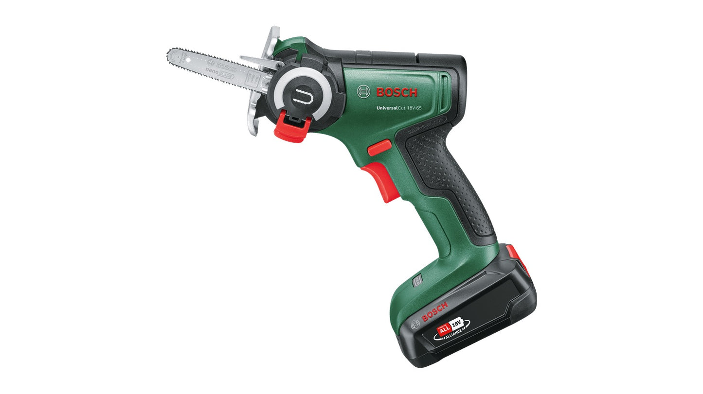 Astungs-Kettensäge Bosch Universal Cut 18V-65; 18 V; 1x2,5 Ah Akku; 6,5 cm Schiene