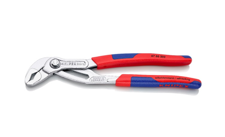 Wasserpumpenzange Cobra mit Mehrkomponenten-Griffen 250mm KNIPEX 8705250_KNI_KNI
