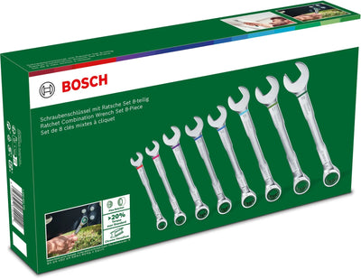 Kombischlüssel-Set Bosch 1600A027PS; 8 Teile