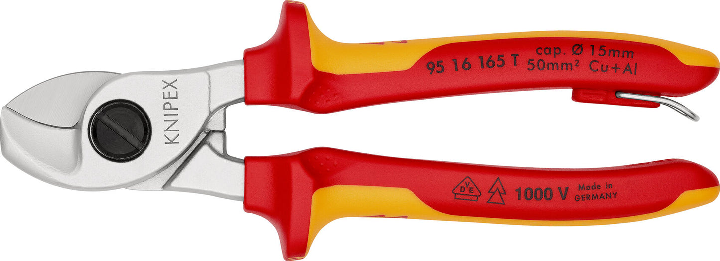 Kabelschere VDE 165mm m.Si-Öse Knipex 9516165T_KNI_KNI