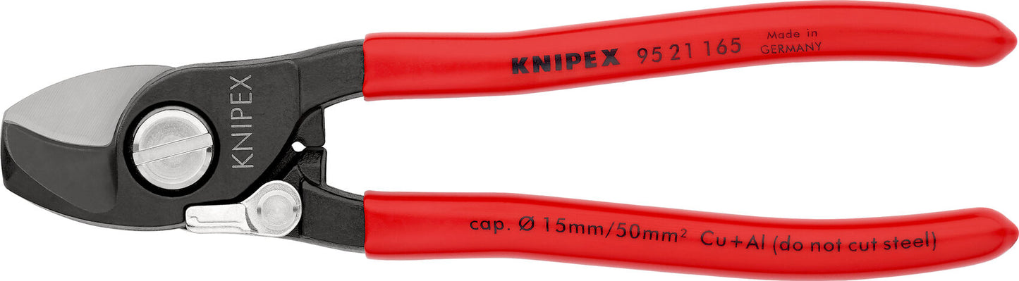 Kabelschere m.Öffnungsf. 165mm m.Kst.Griff Knipex 9521165_KNI_KNI