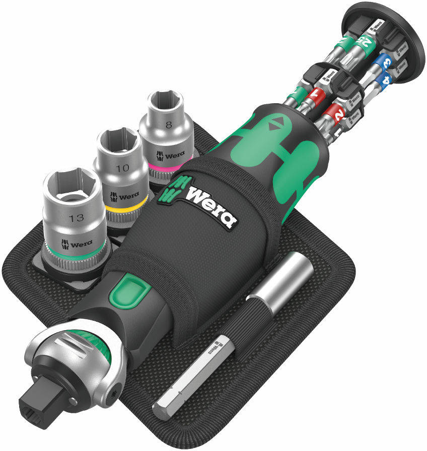 Magazin-Knarren-Satz 3/8" Zyklop Pocket Wera WE0WE05004281001