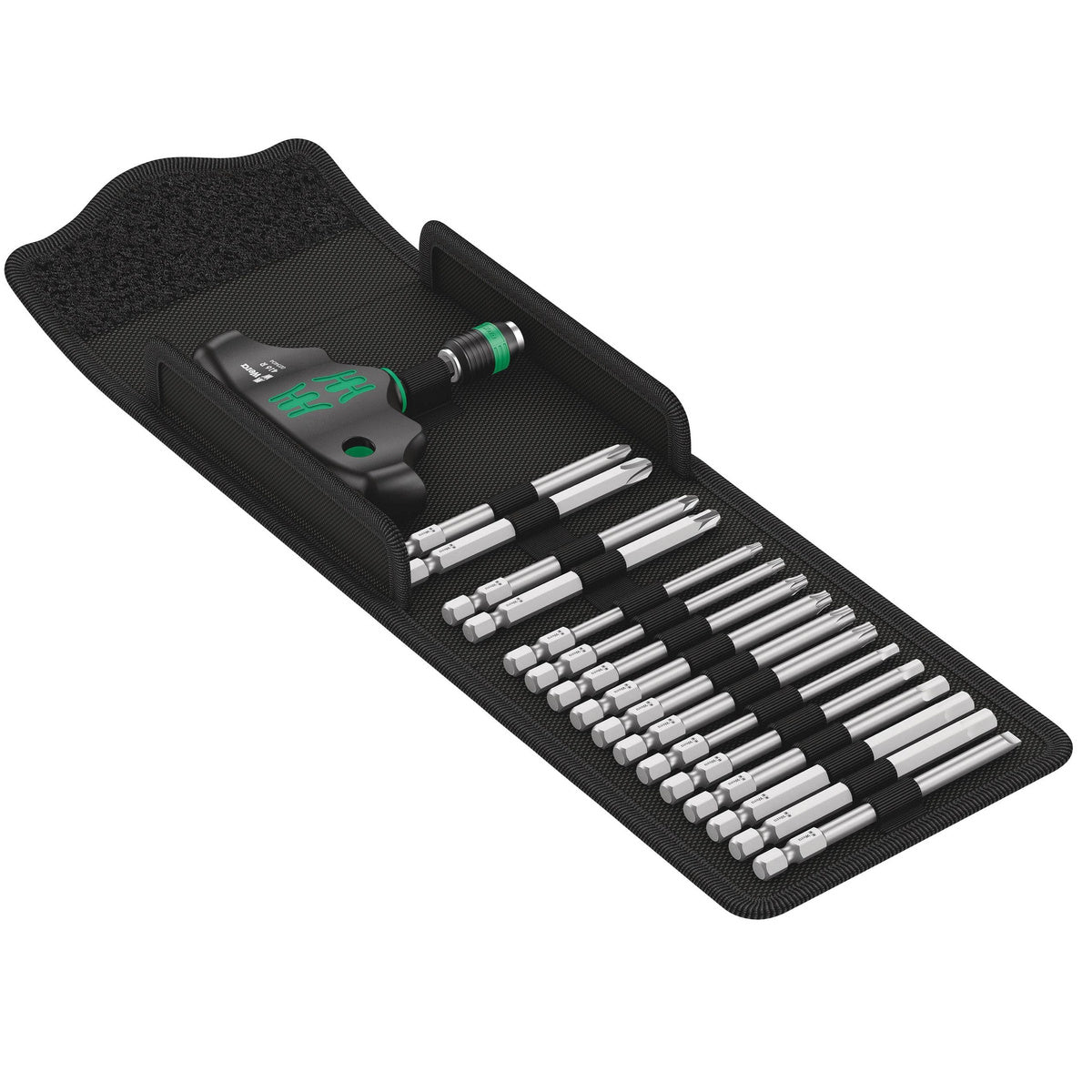 Werkzeugset Wera Kraftform Kompakt 400; 1/4''; 17 Einheiten