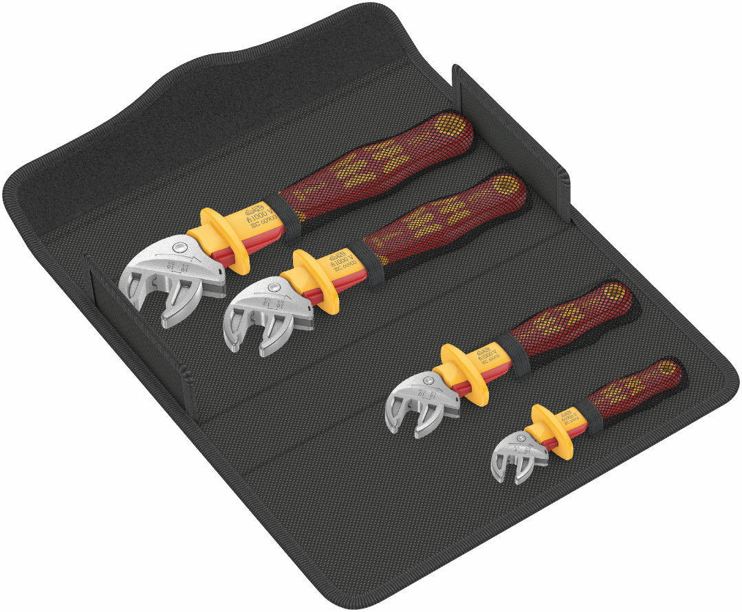 Ratschenschlüsselsatz Wera 6004 Joker VDE 4 Set 1; 7–19 mm; 4 Stück