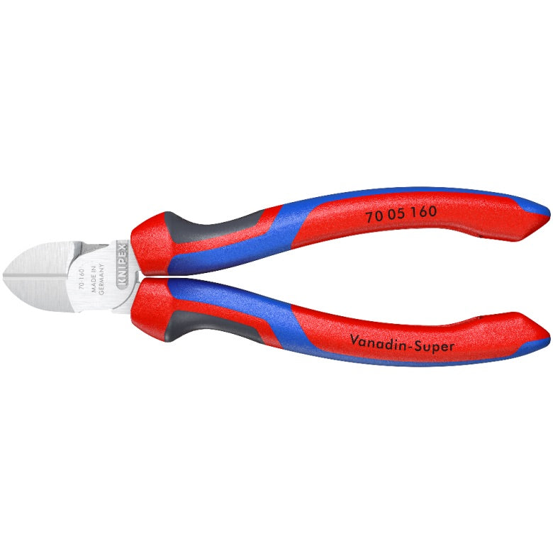 Seitenschneider verchromt mit Mehrkomponenten-Griffen 160mm KNIPEX 7005160_KNI_KNI