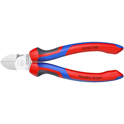 Seitenschneider verchromt mit Mehrkomponenten-Griffen 160mm KNIPEX 7005160_KNI_KNI