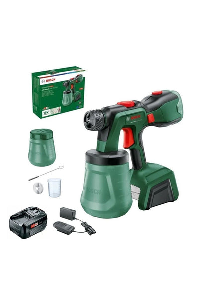 Farbspritzsystem Bosch AdvancedSpray 18V-500; 18 V; 1x4,0 Ah Akku