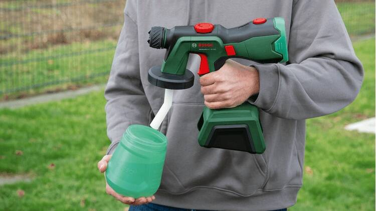 Farbspritzsystem Bosch AdvancedSpray 18V-500; 18 V; 1x4,0 Ah Akku