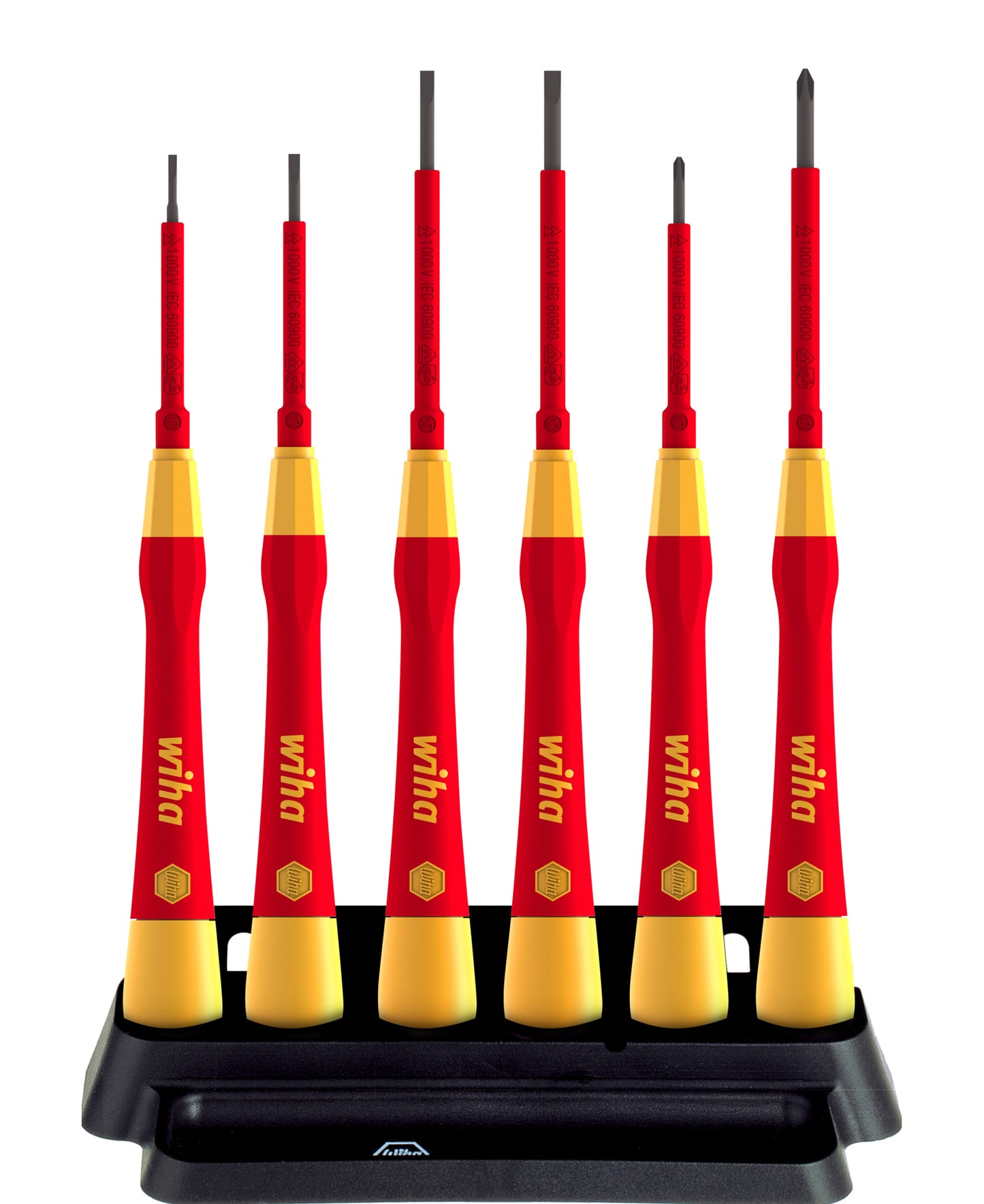 VDE-Elektronik- Schraubendreher-Satz 7-teilig Schlitz/PH im Halter Wiha 4010995429898_EANFIX