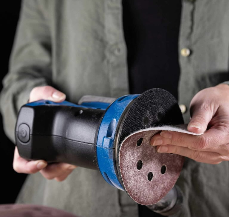 Exzenterschleifer Scheppach C-OBS125-X; 20 V (ohne Akku und Ladegerät)