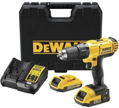 Akku-Bohrschrauber DeWalt DCD771D2-QW; 18 V; 2x2,0 Ah Akku