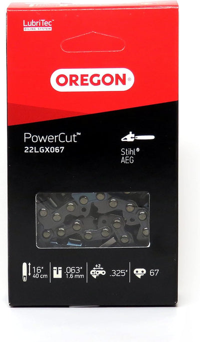 Sägekette Oregon 22LGX PowerCut; 16''; 40 cm; .325''; 67; 1,6 mm