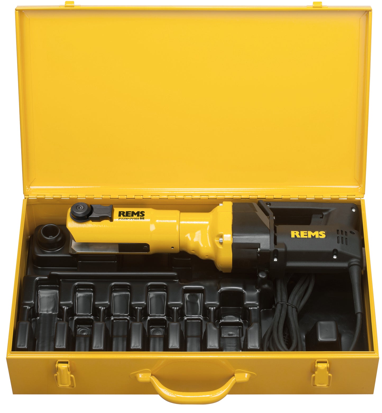 Power-Press SE Basic-Pack Stahlblechk. Ø 10 - 108 (110) mm, Ø 3/8 - 4" Elekt. Radialpresse 572111R220_rems
