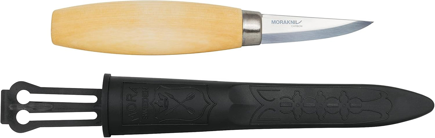 Messer Morakniv 120 Natural; 60 mm; für Holzschnitzerei