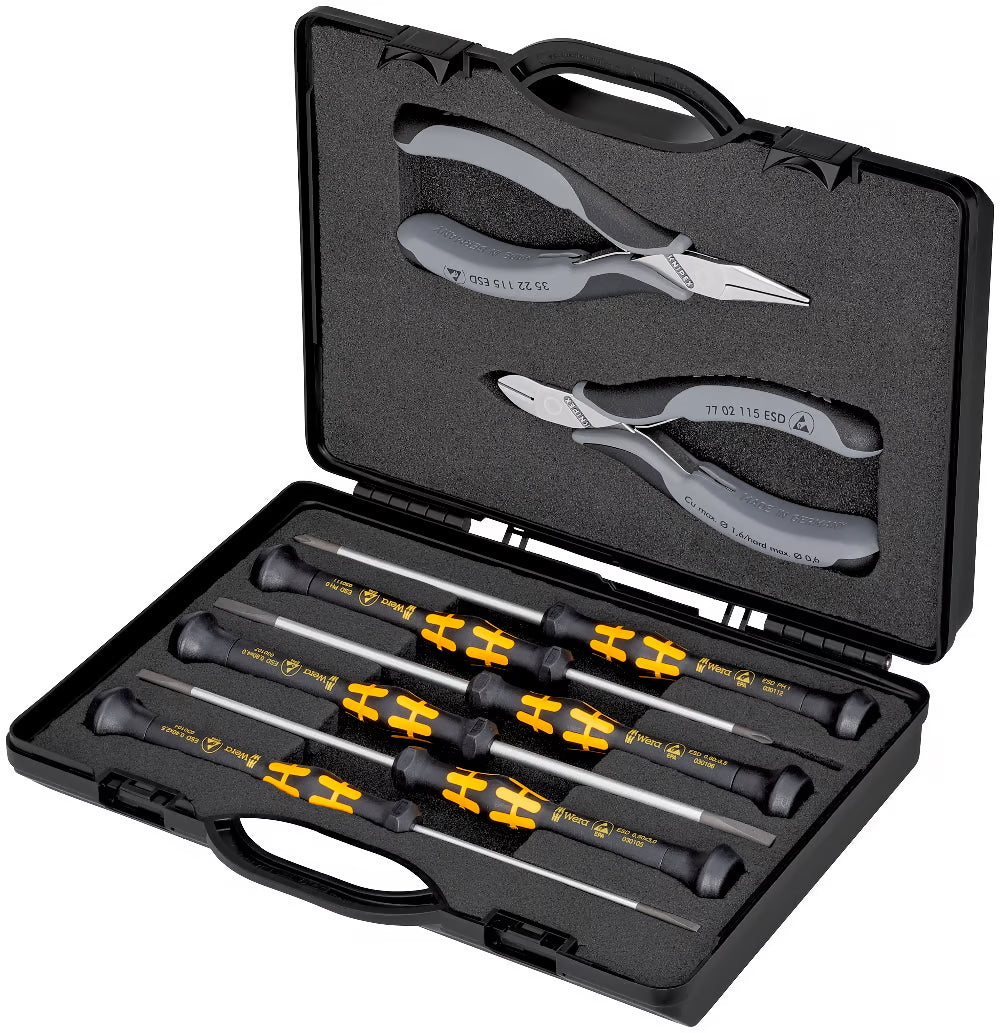Werkzeugsatz Knipex 002018ESD; 8 Stück
