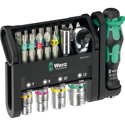 Steckschlüssel- und Bit-Set Wera WE05049000001; 21 Stück