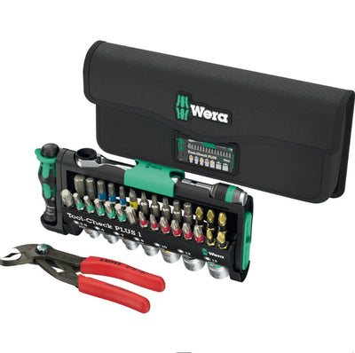 Bit-Satz Tool-CheckPlus 40-teilig inkl. Zange Wera WE0WE05049070001