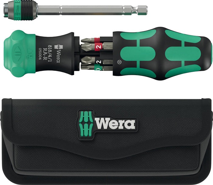 Bit-Magazinschrauber KK 20 RA-R in Tasche Toolfinder 6-teilig Wera WE0WE05051514001