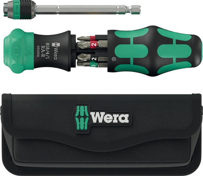 Bit-Magazinschrauber KK 20 RA-R in Tasche Toolfinder 6-teilig Wera WE0WE05051514001