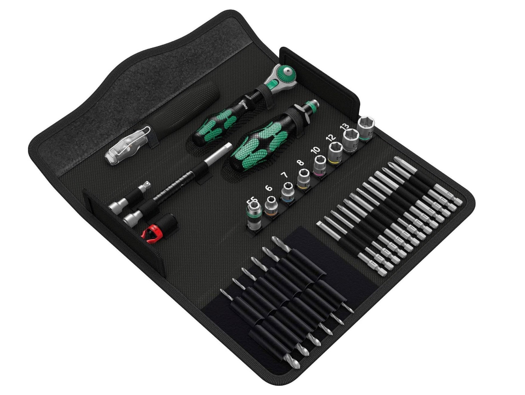 Werkzeugset Wera Kraftform Kompakt M 1 Metall; 1/4''; 39 Einheiten