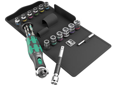 Magazin-Knarren-Satz 3/8" Zyklop Pocket 27-teilig Wera WE0WE05004284001