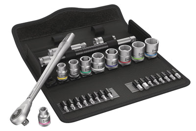 Steckschlüssel-Garnitur 3/8" ZYKLOP push 29-teilig Wera WE0WE05004047001