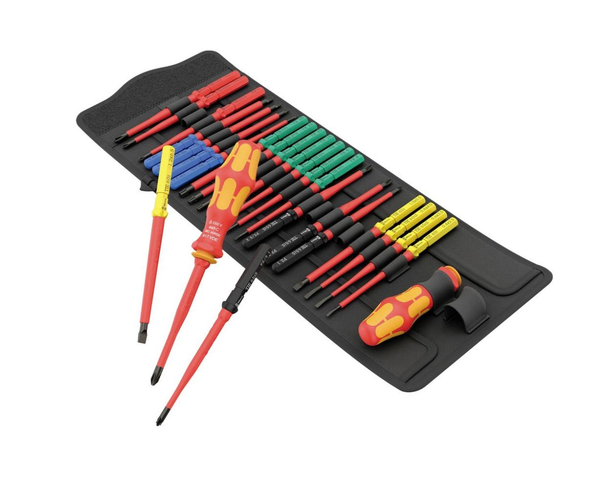 Handschrauber Wera Kraftform Kompakt VDE Big Pack 1 + Schraubendreher-Bit