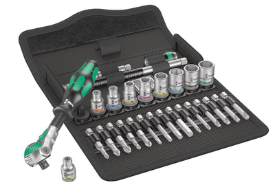 Steckschlüssel-Garnitur 1/4" ZYKLOP push 28-teilig Wera WE0WE05004017001