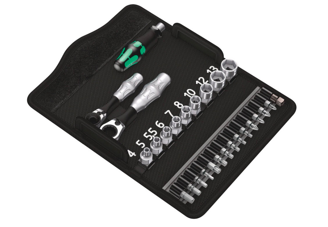 Werkzeugset Wera KK Zyklop Mini 2; 1/4''; 27 Stück