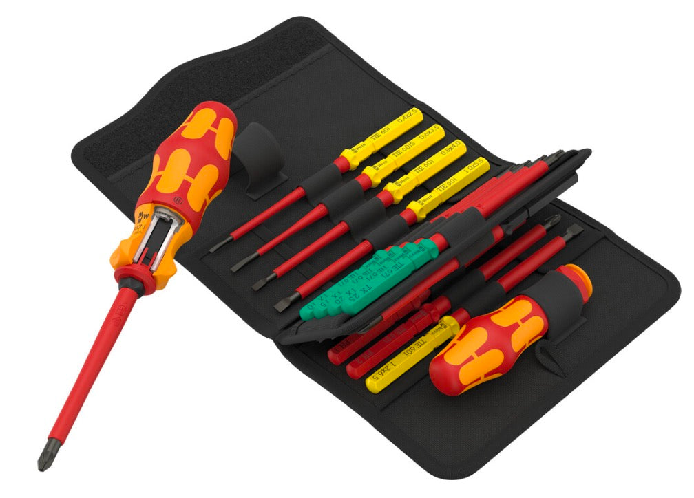 Kraftform Kompakt VDE 17-teilig mit Ratsche Wera WE0WE05006618001