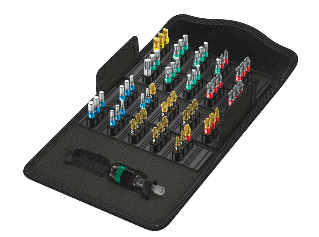 Wera Bit-Safe 61 BiTorsion 1 Schraubendreher-Bit-Set; 61 Stück