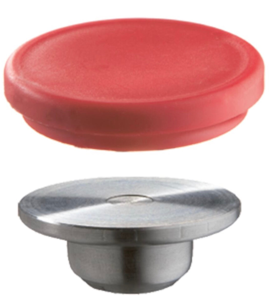 Druckplatte Stahl mit Kappe a 4Stück für Schraubzwingen OMEGA 300-400mm BESSEY 3101188_bes_bes