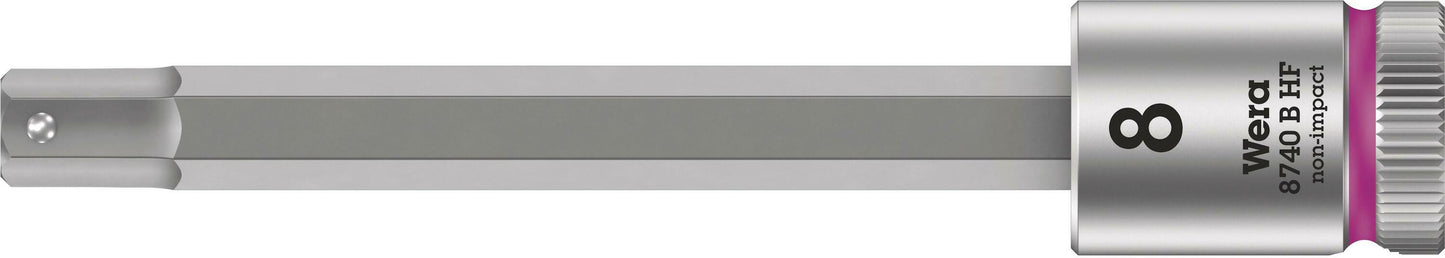 Steckschlüssel Wera WE05003040001; Sechskant-Plus; 3/8"; 8x100 mm