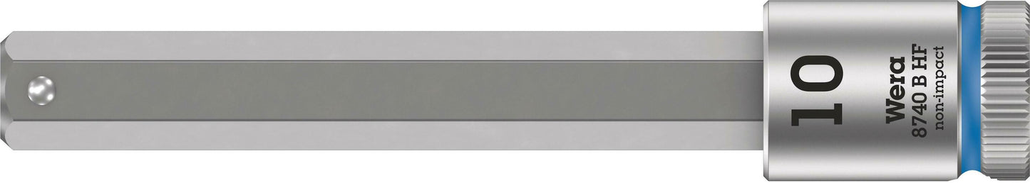 Schraubendrehereinsatz 3/8" Innensechskant mit Haltefunktion 10x100mm Wera WE0WE05003044001