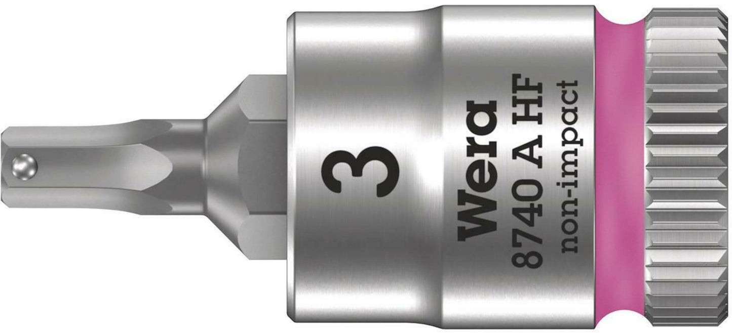 Steckschlüssel Wera WE05003332001; Sechskant; 1/4"; 3x28 mm