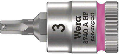 Steckschlüssel Wera WE05003332001; Sechskant; 1/4"; 3x28 mm