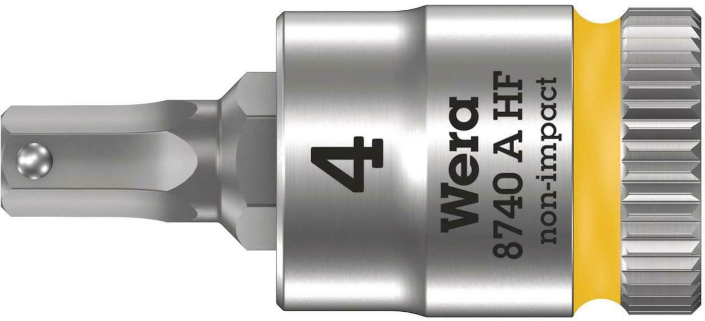 Steckschlüssel Wera WE05003333001; Sechskant; 1/4"; 4x28 mm
