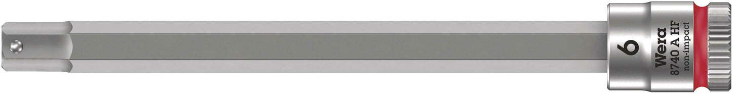 Steckschlüssel Wera WE05003338001; Sechskant; 1/4"; 6x100 mm