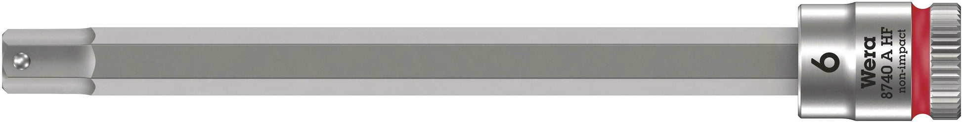Steckschlüssel Wera WE05003338001; Sechskant; 1/4"; 6x100 mm