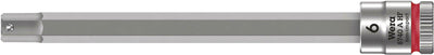 Steckschlüssel Wera WE05003338001; Sechskant; 1/4"; 6x100 mm