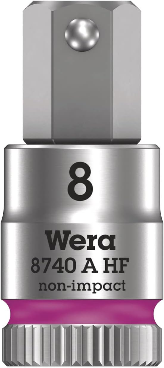 Steckschlüssel Wera WE05003339001; Sechskant; 1/4"; 8x28 mm