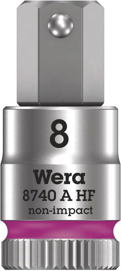 Steckschlüssel Wera WE05003339001; Sechskant; 1/4"; 8x28 mm