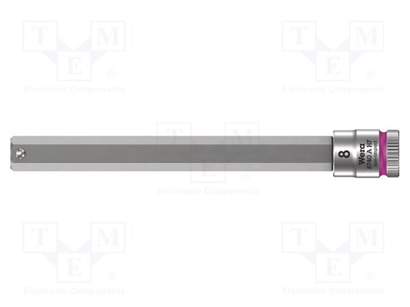 Wera-Steckschlüssel WE05003340001; Sechskant; 1/4"; 8 x 100 mm