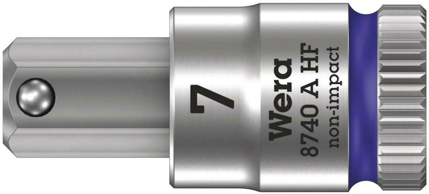 Wera-Steckschlüssel WE05003340001; Sechskant; 1/4"; 7x28 mm