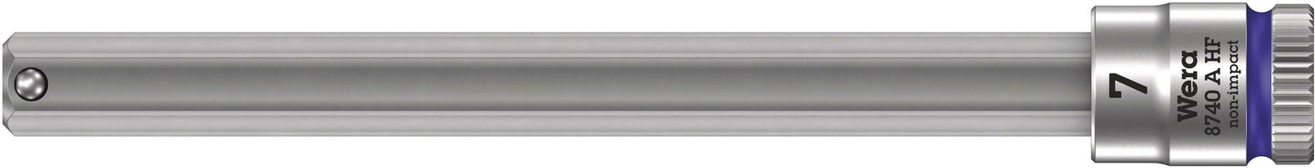 Steckschlüssel Wera WE05003342001; Sechskant; 1/4"; 7x100 mm
