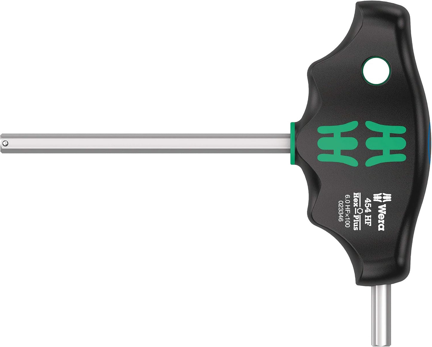 T-Griff-Schraubendreher 6x100mm Haltefunktion und Seitenabtrieb Wera WE0WE05023346001